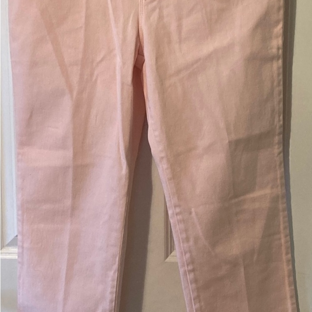 Gloria Vanderbilt, Amanda, slimming, pale pink jeans womens pants 12 petite NEW